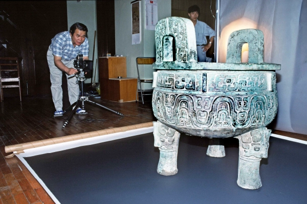 上海博物館での撮影