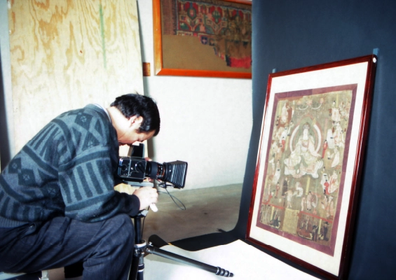 大英博物館での撮影