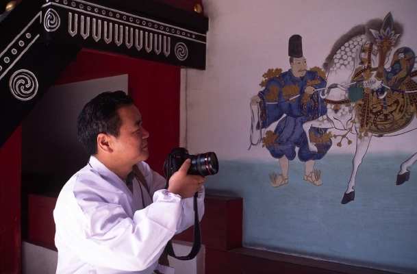 春日大社での撮影